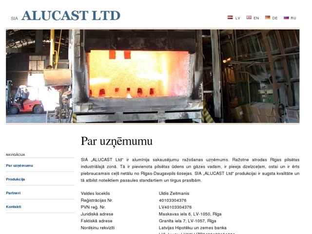 Alucast Ltd., SIA